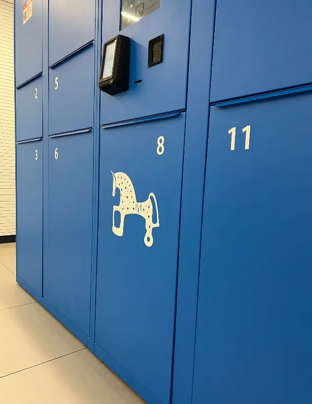 Servicio de consigna de equipajes disponible en el interior de la Estación de Autobuses de Soria