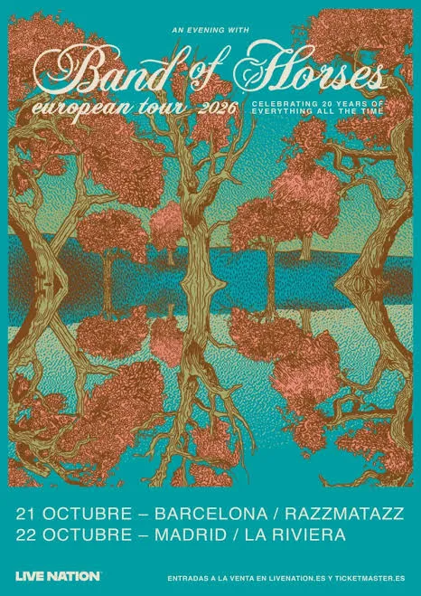 Band of Horses - Celebrating 20 Years of Everything All The Time en Barcelona