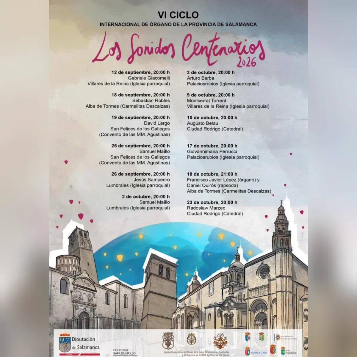 Ciclo Internacional de Órgano de la Provincia de Salamanca 2026
