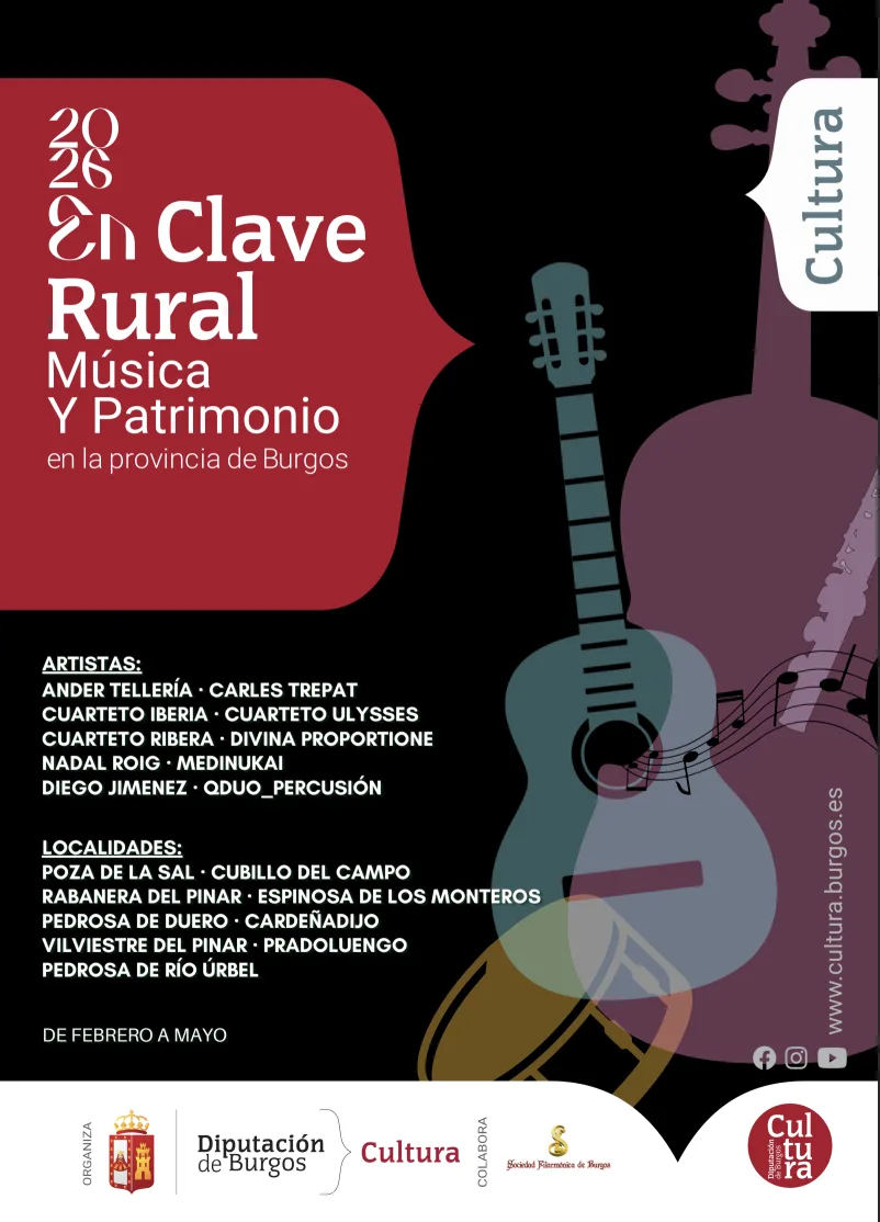 Ciclo En Clave Rural 2026: Música y Patrimonio en Burgos