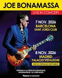 Joe Bonamassa - 2026 EUROPE TOUR en Barcelona