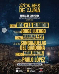Ciclo Cultural Noches de Luna Arenas de San Pedro 2026
