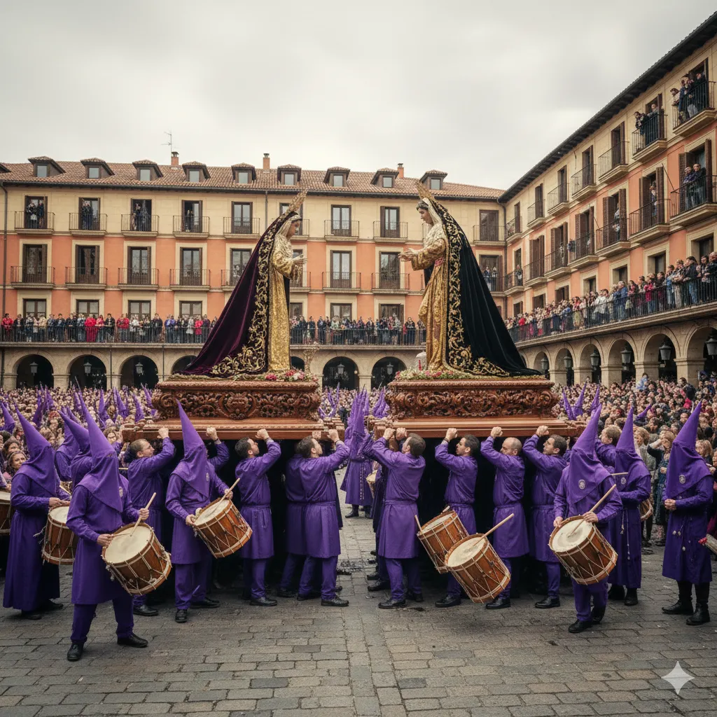 Foto 1 de Procesión de los Pasos y El Encuentro (León)