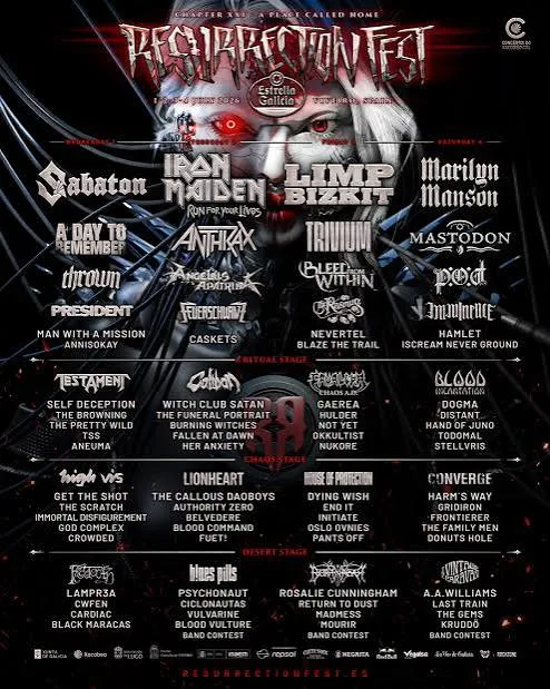 Foto 1 de Resurrection Fest Viveiro 2026